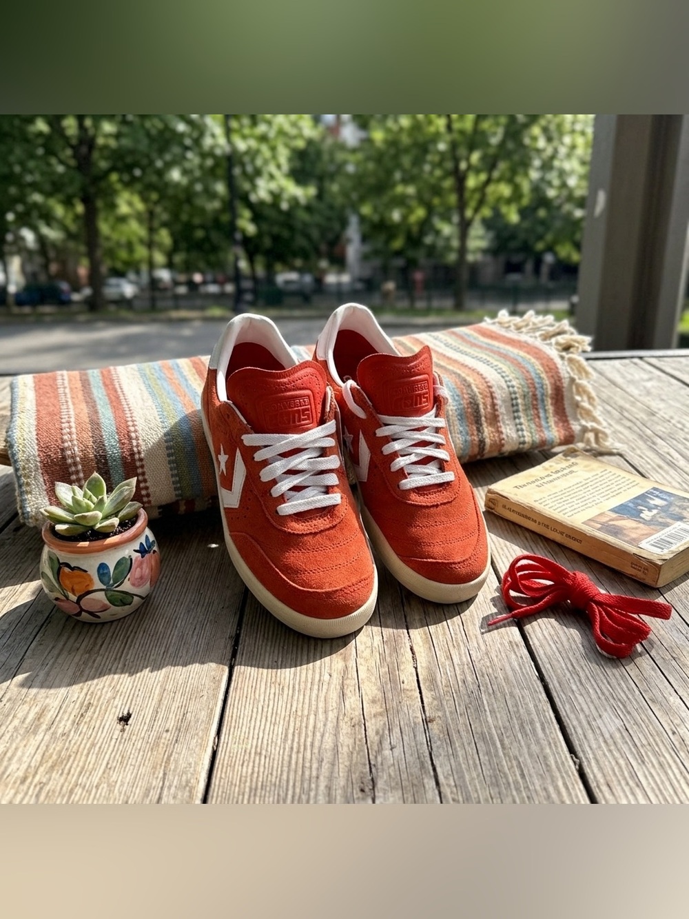 Converse CONS Louie Lopez Pro Low Terracotta Red Orange Suede A11945C  5.5M / 7W